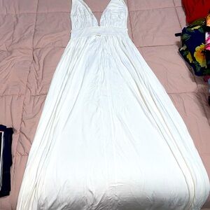 Beautiful white summer dress